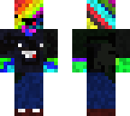 white derp on a rainbow derp