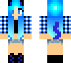 blue cat girl