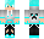 blue creeper hoodie