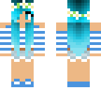 blue flower crown
