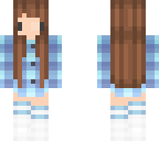 blue girl chibi
