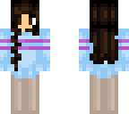 frisk minecraft skin