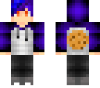 purple blue cookie boy