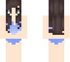 rain in a swimsuit