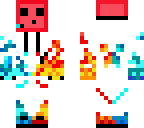 red fire and ice slime