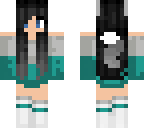 blacked hair