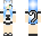blue hair maid edit