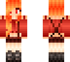 cute flame girl