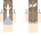 pastel girl with cute overalls