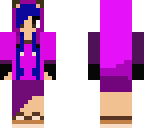 shy cute purple