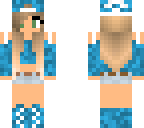 blue girl