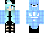 blue girl