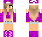 cute purple girl