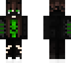 green and black pvp girl