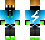 green blue lightning
