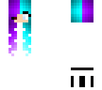 hair base - purple and blue