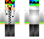 iaintkawaii white hood green trim