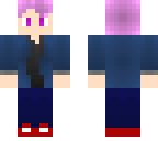 pink haired boy