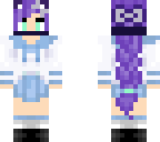 purple braid girl mask pdh