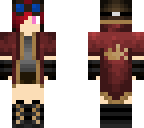 steampunk pink hair girl