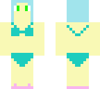 blue bikini girl