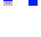 blue haired white robed ninja