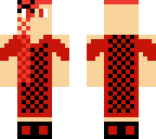 cute evil checkerboard girl