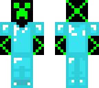 diamond armoured green x creeper
