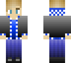 dirty blond blue white hoodie striped