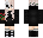edit of skull girl