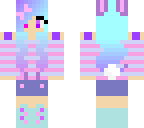 pastel bunny girl