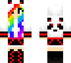 rainbow panda girl