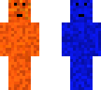 water and lava