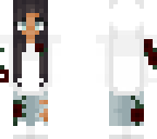 white rose hoodie girl