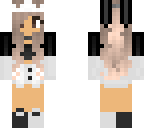 black and white bunny girl