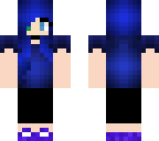 blue haired girl