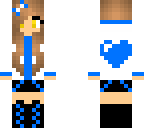 blue headphone girl