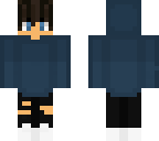 blue hoodie boy