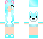 blue wolf girl