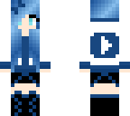blue youtube girl