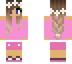 cute braided hair girl