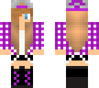 cute purple girl