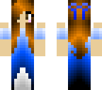 gradient blue dress
