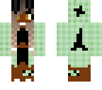 mint coat w dog ears