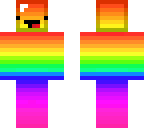 rainbow derp in a rainbow suit