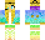 rainbow slime girl