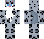 snow leopard with tail