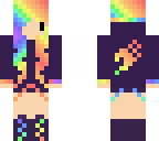 a tie dye chibi