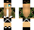 blond camo girl