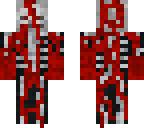 bloody skeleton